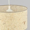 Lampa wisząca abażur ASTON 1 WHITE/CORK