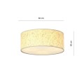 Lampa sufitowa abażur ASTON 3 CORK