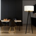 Lampa podłogowa ASTON LP1 WHITE/GOLD