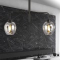 Lampa sufitowa LUKKA 2 BLACK/GRAFIT
