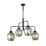 Lampa sufitowa LUKKA 4 BLACK/GRAFIT