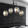Lampa sufitowa LUKKA 4 BLACK/GRAFIT