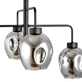 Lampa sufitowa LUKKA 4 BLACK/GRAFIT