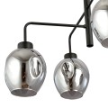 Lampa sufitowa LUKKA 4 BLACK/GRAFIT
