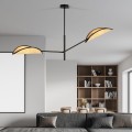 Lampa sufitowa VENE 2 BLACK/RATTAN