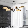 Lampa sufitowa VENE 6 BLACK/RATTAN