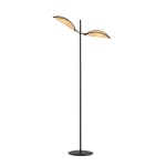 Lampa podłogowa VENE LP2 BLACK/RATTAN