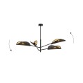 Lampa sufitowa VENE 4 BLACK/GOLD
