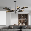 Lampa sufitowa VENE 6 BLACK/GOLD