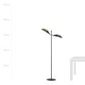 Lampa podłogowa VENE LP2 BLACK/GOLD