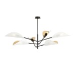 Lampa sufitowa VENE 6 WHITE/GOLD