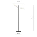 Lampa podłogowa VENE LP2 WHITE/GOLD