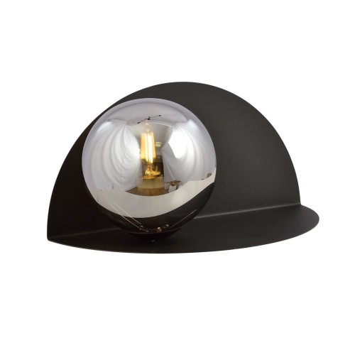 Kinkiet metalowy z kloszem FORM 8 BLACK/GRAFIT