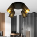 Lampa sufitowa BRONX 4 PREMIUM BLACK