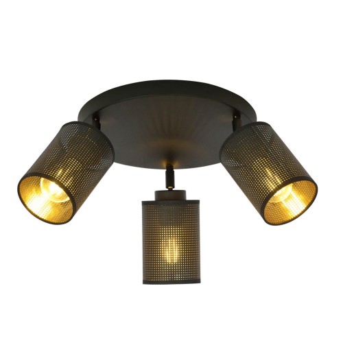 Lampa sufitowa BRONX 3 PREMIUM BLACK