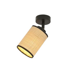 Lampa sufitowa abażur YOGA 1 BLACK