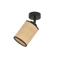 Lampa sufitowa abażur YOGA 1 BLACK