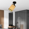Lampa sufitowa abażur YOGA 1 BLACK