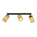 Lampa sufitowa abażur YOGA 3 BLACK
