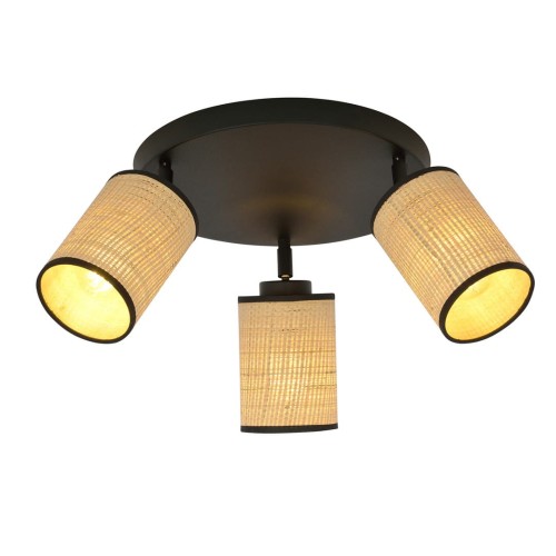 Lampa sufitowa abażur YOGA 3 PREMIUM BLACK