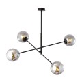 Lampa sufitowa LINEAR 4 BLACK/GRAFIT