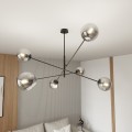 Lampa sufitowa LINEAR 6 BLACK/GRAFIT