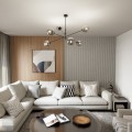 Lampa sufitowa LINEAR 6 BLACK/GRAFIT