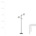 Lampa podłogowa LINEAR LP2 BLACK/GRAFIT