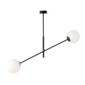 Lampa sufitowa LINEAR 2 BLACK/OPAL