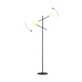 Lampa podłogowa LINEAR LP2 BLACK/OPAL