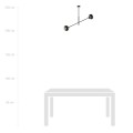 Lampa sufitowa LINEAR 2 BLACK/STRIPE