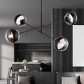 Lampa sufitowa LINEAR 4 BLACK/STRIPE