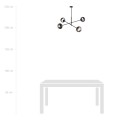 Lampa sufitowa LINEAR 4 BLACK/STRIPE