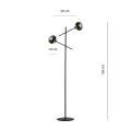 Lampa podłogowa LINEAR LP2 BLACK/STRIPE