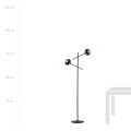 Lampa podłogowa LINEAR LP2 BLACK/STRIPE