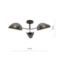 Lampa sufitowa GOMEZ 3 BLACK