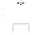 Lampa sufitowa GOMEZ 3 BLACK