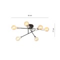 Lampa sufitowa VEKEN 6B SILVER