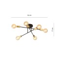 Lampa sufitowa VEKEN 6B GOLD