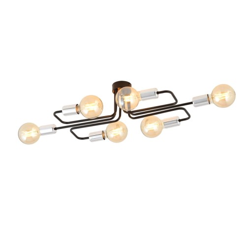 Lampa sufitowa VEKEN 6A SILVER