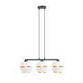 Lampa wisząca PIANO 3 WHITE/GOLD