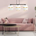Lampa wisząca PIANO 3 WHITE/GOLD