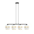 Lampa wisząca PIANO 4 WHITE/GOLD
