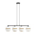 Lampa wisząca PIANO 4 WHITE/GOLD