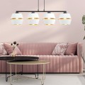 Lampa wisząca PIANO 4 WHITE/GOLD