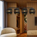 Lampa wisząca PIANO 4 BLACK/GOLD