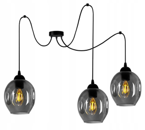 Lampa Nowoczesna Wisząca Szklana #589 