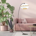 Lampa podłogowa PIANO LP WHITE/GOLD