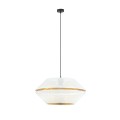 Lampa wisząca MALIA 1 WHITE/GOLD