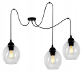Lampa Nowoczesna Wisząca Szklana #589 